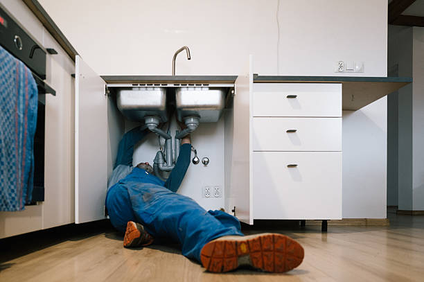 Professional Drain Cleaning technician working in Lemont Furnace, PA